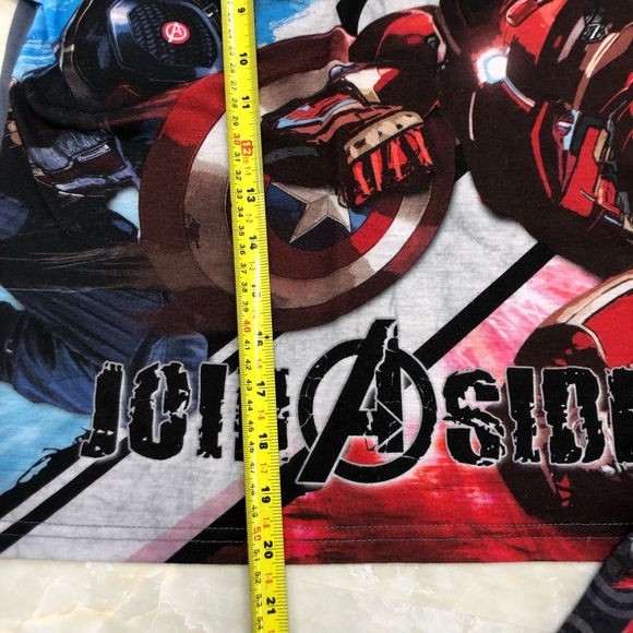 Marvel Civil War Pajama Sets Size M 10-12 - Picture 4 of 7